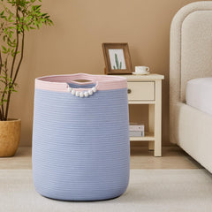 ENAORGAN hamper with easy-grip handles for safe carrying around the nursery.