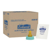 Enfamil Slow Flow Nipples are individually wrapped for convenient on-the-go feeding.
