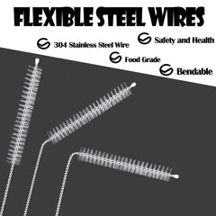enlpsee straw cleaner protective-head prevents scratches on stainless interiors
