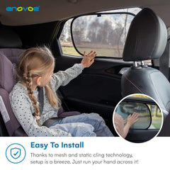 Enovoe durable lightweight shade with a wire frame for long-lasting protection
