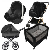Enovoe mosquito net for stroller keeps baby protected from insects during outdoor strolls