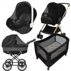 Enovoe mosquito net for stroller keeps baby protected from insects during outdoor strolls