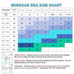 ENSDOAR hands-free pumping bra side view shows secure fit with adjustable straps.