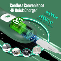ENSSU IPX7 waterproof hair clippers designed for shower use and easy cleaning