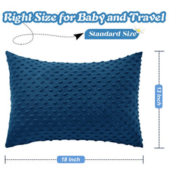 Entisn minky-dot texture close-up highlighting soft fabric for baby comfort