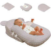 Eofnengsohio baby feeding pillow showing compact design for home use and travel comfort.