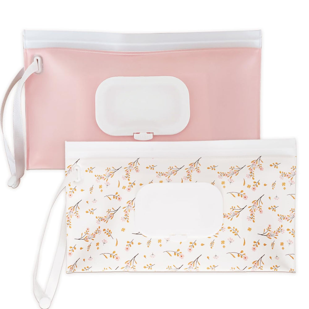 eoscasely wipe dispenser top view demonstrates portable ease for quick diaper bag access