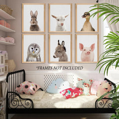 EPHANY Duck Rabbit poster—soft colors spark imagination in kids' rooms
