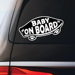EPIC Goods Baby On Board 2-pack sticker for easy swapping on multiple cars