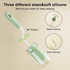 ePiiChua straw brush suitable for cleaning bottle straws and narrow drinking tubes.