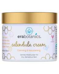 Era Organics Calendula Cream for Babies β baby-face-application delivers gentle moisture and soothing relief.