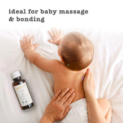 erbaviva Baby Oil bonding massage supports calm bonding moments.