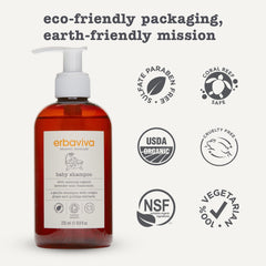 erbaviva shampoo ingredients aloe juice and glycerin help moisturize delicate scalp