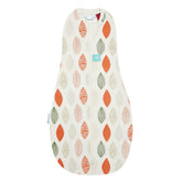 ErgoPouch Cocoon Swaddle Sack 0.2 TOG in Blush Leaf offers a snug, calm sleep