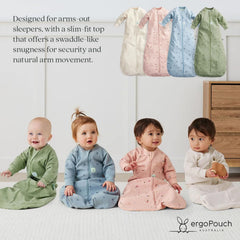 ergopouch jersey fabric close-up highlights soft organic cotton and gentle stretch
