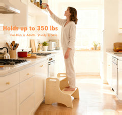 Erizhaltic step stool non-slip pads provide steady footing on any floor