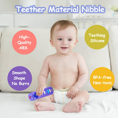 ERSIHUA remote teether hands with baby grip during playtime