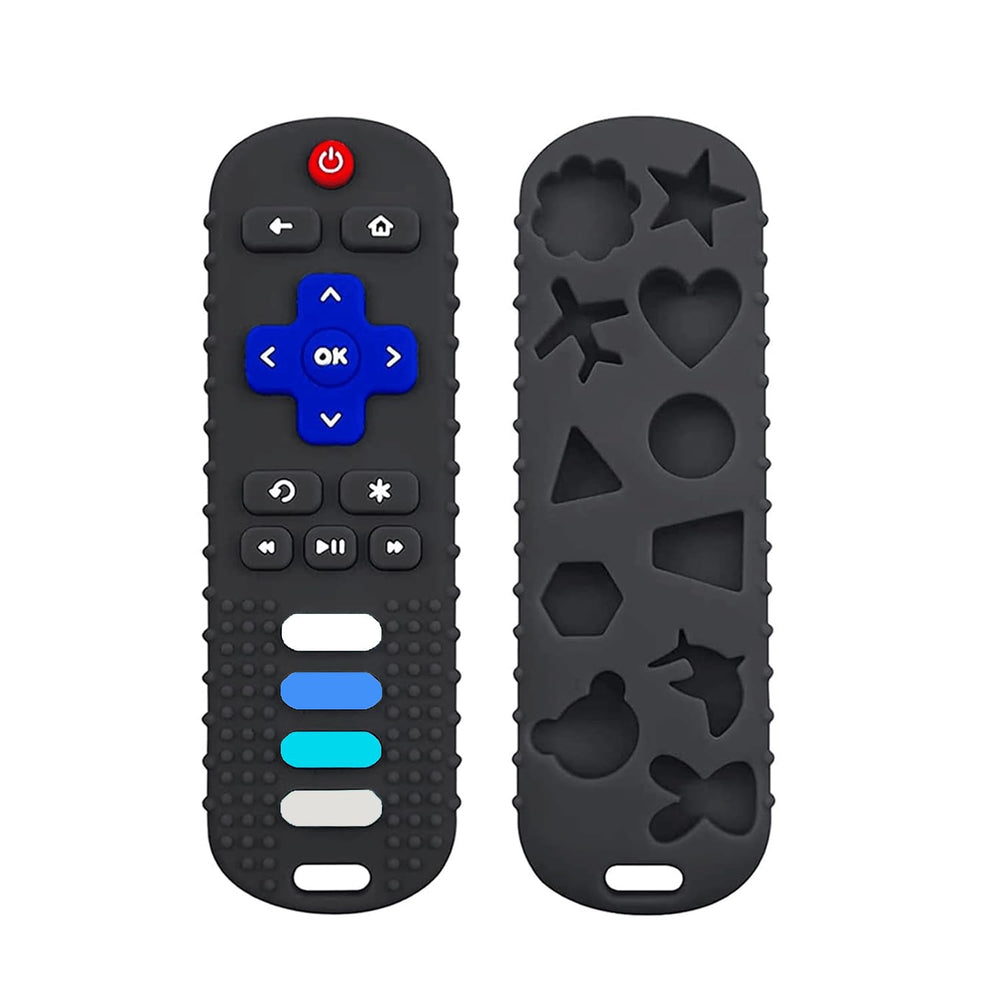 ERSIHUA remote-teether remote-control design soothing gums during playtime