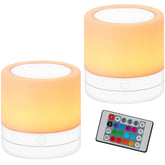 ERUN nursery night light front view in white for bedtime routines