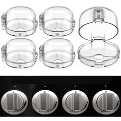 ESENHARBER stove knob cover closeup shows fit for under-2.4 inch knobs for safer operation