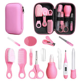 Esonto 14-in-1 baby care kit pink for daily newborn grooming