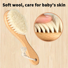 Esonto blue comb shown for soft scalp massage during brushing