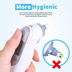 EssaUnica BPA-free probe covers highlighting safety and latex-free materials