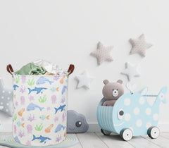 ESSME Kids Laundry Hamper collapsible design for easy storage when not in use.