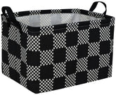 Essme rectangular boys basket front view for tidy bedroom storage.