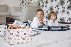 Essme rectangular butterfly baskets collapsible feature aids space-saving storage.