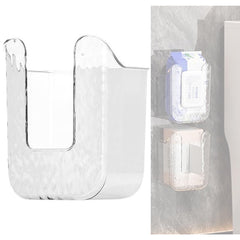 Estand Silermaer kitchen wipes storage box mounted on wall for clutter-free counters