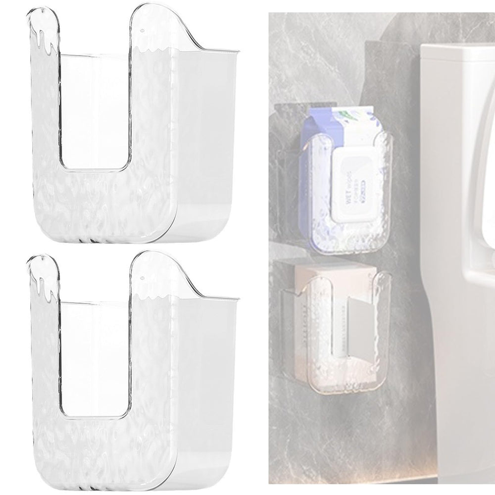 Estand Silermaer kitchen wipes storage box with wall-mount design saves space and keeps wipes accessible