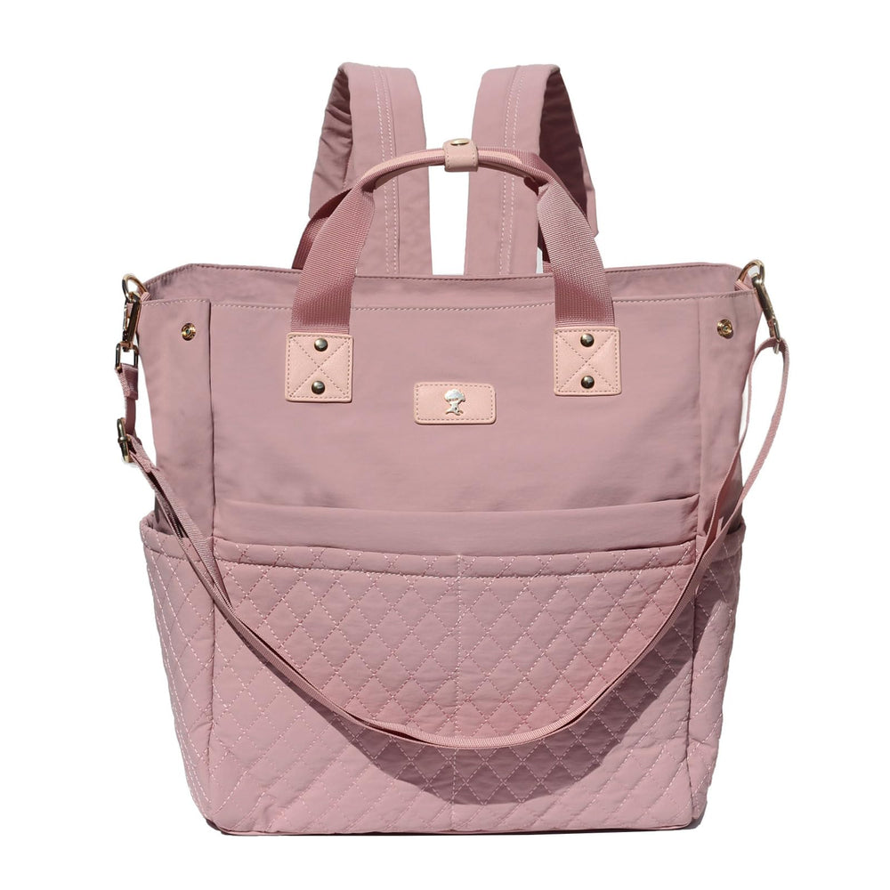 ESVAN diaper tote bag in water-resistant canvas with organized pockets for busy days.