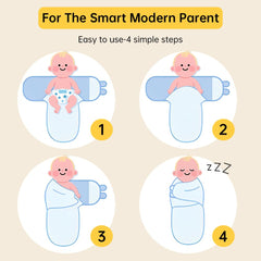 EUBUY soft breathable swaddle cloth gentle sleep comfort