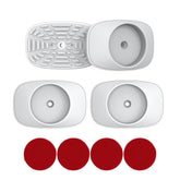 EUDEMON wall saver pad attached to gate joint protecting walls from pressure.