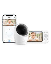 eufy Baby Monitor E20 2K resolution video for crisp day and night monitoring