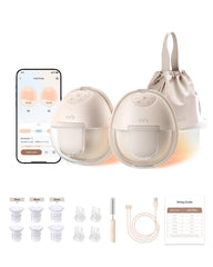 eufy Security heated breast pump S1 wearable in use delivering hands-free comfort.
