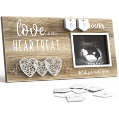 EURSET baby sonogram frame front view for nursery décor and keepsake