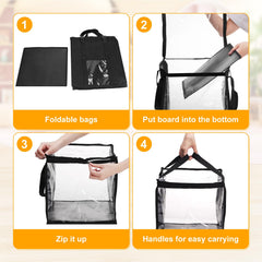 EVELOMO sturdy cube storage bag with reinforced oxford seams and longer handles for easy carrying.