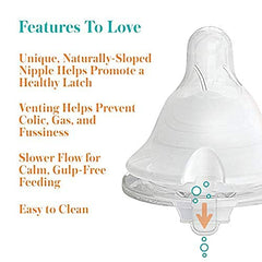 Evenflo Balance FloRight technology slows flow for gulp-free feeding