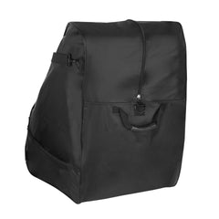 Evenflo car seat travel bag full-zip loading demonstrates quick and easy access.