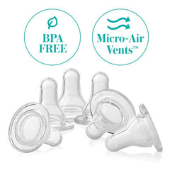 Evenflo Classic nipple with compatible bottles for seamless switching