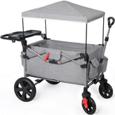 EVER ADVANCED foldable wagon closed for easy storage and travel