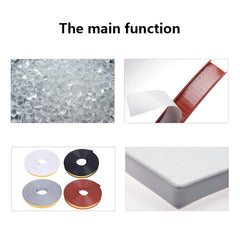 EVERDIJ Black 40mm edge protector close-up with self-adhesive backing