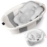 EverKiddo baby bathtub thermometer display helps monitor safe bath temperature.