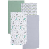 EVERYDAY KIDS soft flannel blanket with dinosaurs provides cozy newborn warmth.
