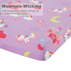 EVERYDAY KIDS 28x52 standard crib fit visual confirms proper mattress compatibility