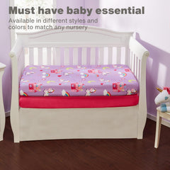 EVERYDAY KIDS crib sheet closeup showing plush microfiber texture for gentle skin contact
