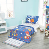 EVERYDAY KIDS Jungle Sports comforter offers cozy warmth for calm bedtimes.