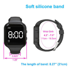 e-vibra programmable timer-loop display close-up illustrating flexible intervals for routines